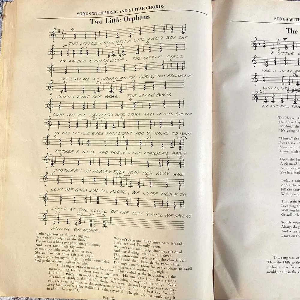 Guitar Chords Book VTG by Doc Williams Copyright 1943